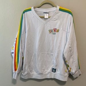 Disney Food & Wine Festival 2020 Sweatshirt with Rainbow Stripes
